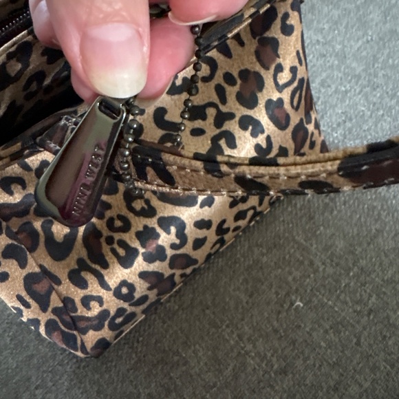 Nine W. satin leopard mini satchel - Picture 6 of 6